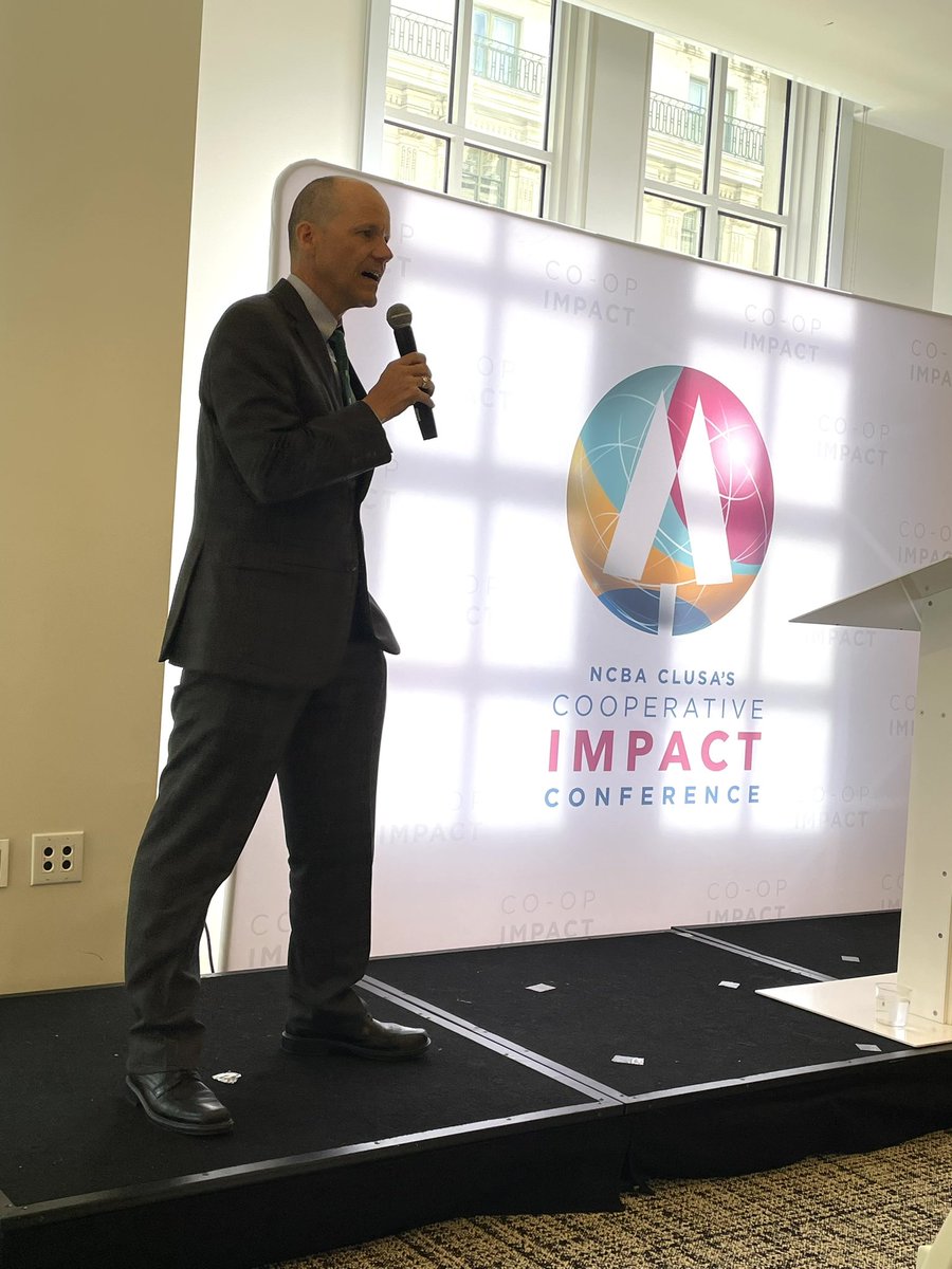 Day 2 of <a href="/NCBACLUSA/">NCBA CLUSA</a> #Coop Impact conference - <a href="/dobrien_coop/">Doug O'Brien</a> digging into how we can make the most of the <a href="/UN/">United Nations</a> Year of #Coops in 2025. <a href="/UN4Coops/">UN For Cooperatives</a>