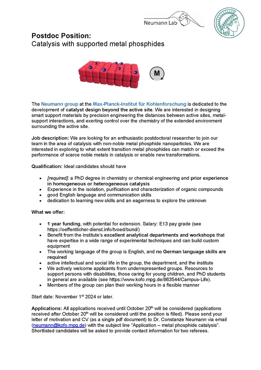 neumann_lab's tweet image. We are looking for a postdoc to join our team!