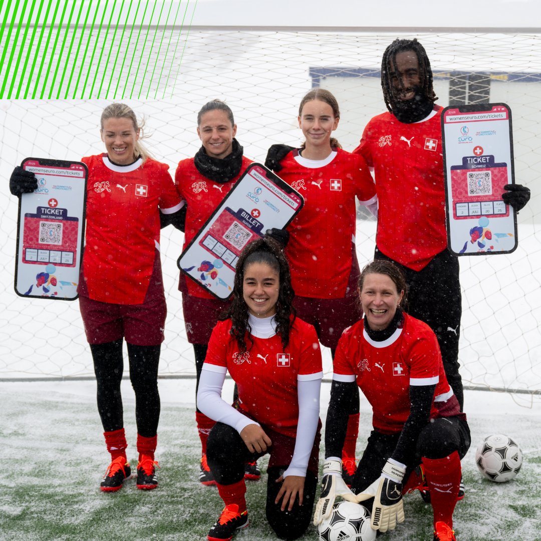 Ticket sales for UEFA Women's Euro 2025 kicked off at the stunning Jungfraujoch! We supplied our ‘Edel Novum’ mini-pitch at 3571m. Despite the snow and wind, players braved the cold for an epic penalty shootout!

#WEURO2025 #EdelNovum #WomensFootball