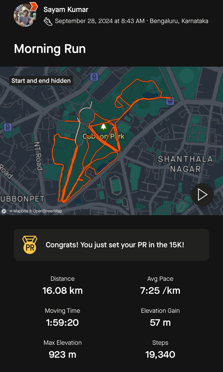 Completed my first 10 miles last week