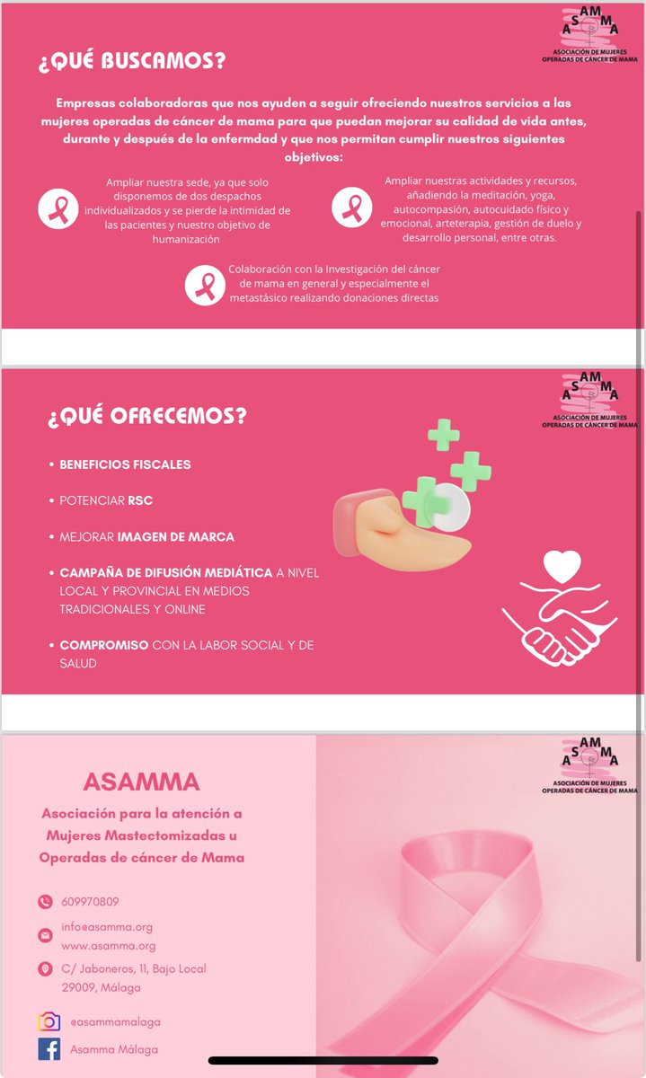 ✅ COMUNICADO.
Desde la organización os informamos que la Asociación elegida para entregar el dinero recaudado en esta XI edición es ASAMMA (Asociación de Mujeres operadas de cáncer de mama en Málaga).

#10keltorcallapazmlg #10k #malaga