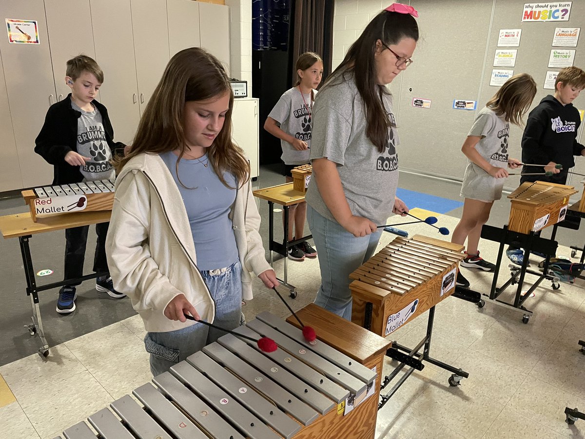 Bobcats were jamming in music today!