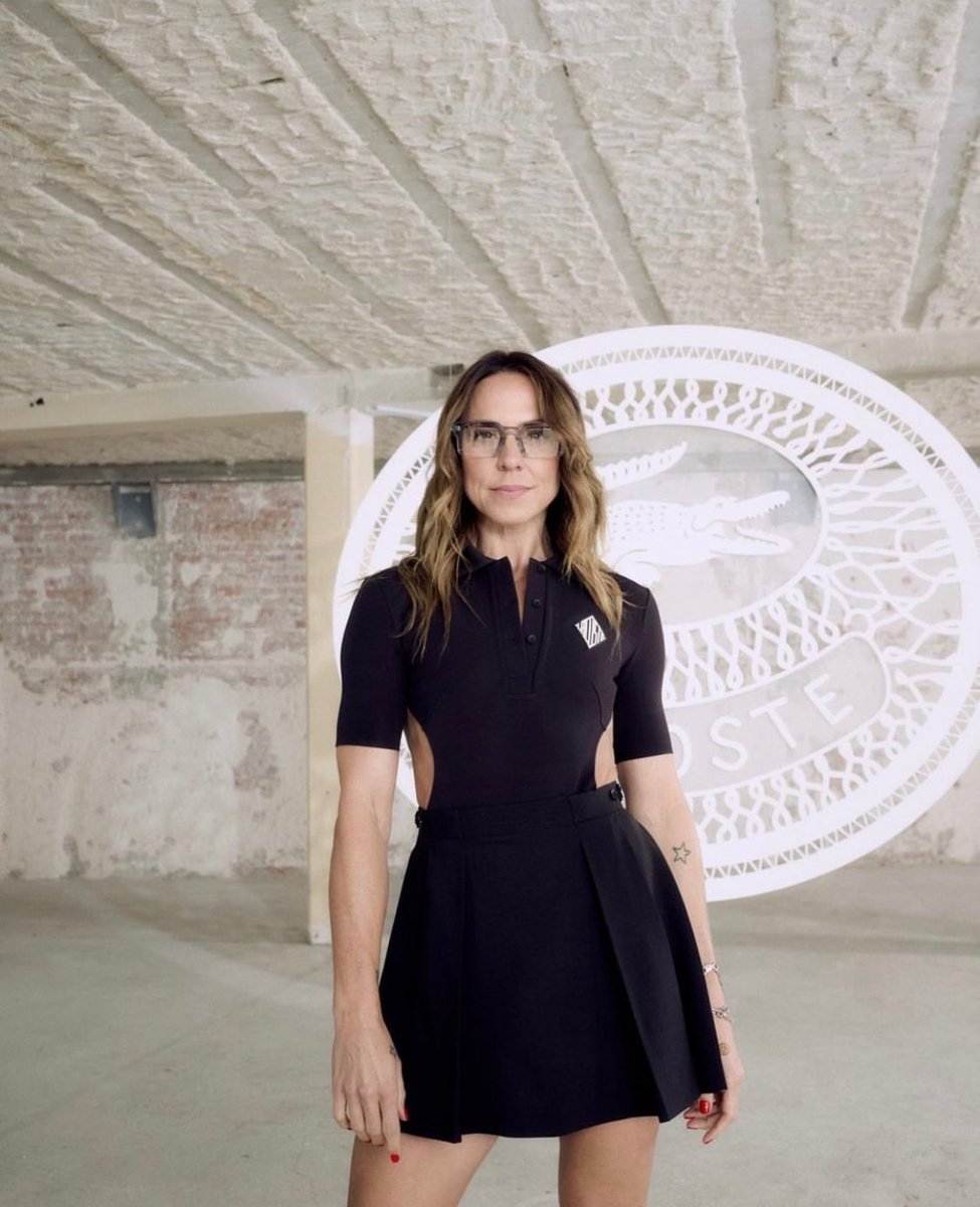 MelanieCupdates's tweet photo. 📸 | MelanieCmusic; I was lucky enough to be at the @lacoste Spring Summer 25 show in Paris this week, an absolutely spellbinding collection, I am in awe @/pelagia.kolotouros . Thank you so much for having US #LacosteSS25 https://t.co/ihsgf4YxZt