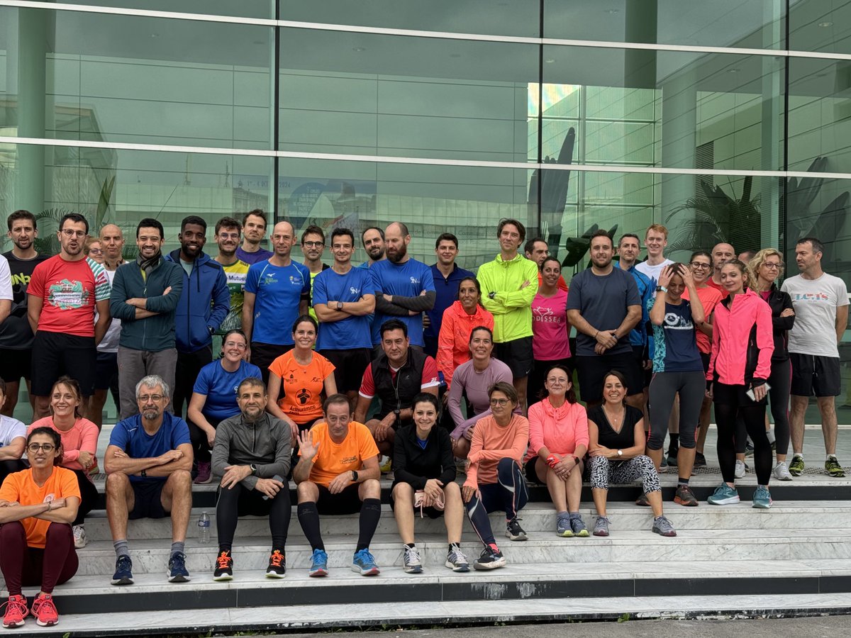 CJNephro's tweet photo. Merci à tous les runners pour ce run @com_SFNDT #SFNDT2024 🏃🏻‍♀️🏃‍♂️😉 https://t.co/S0zHFCuBFk