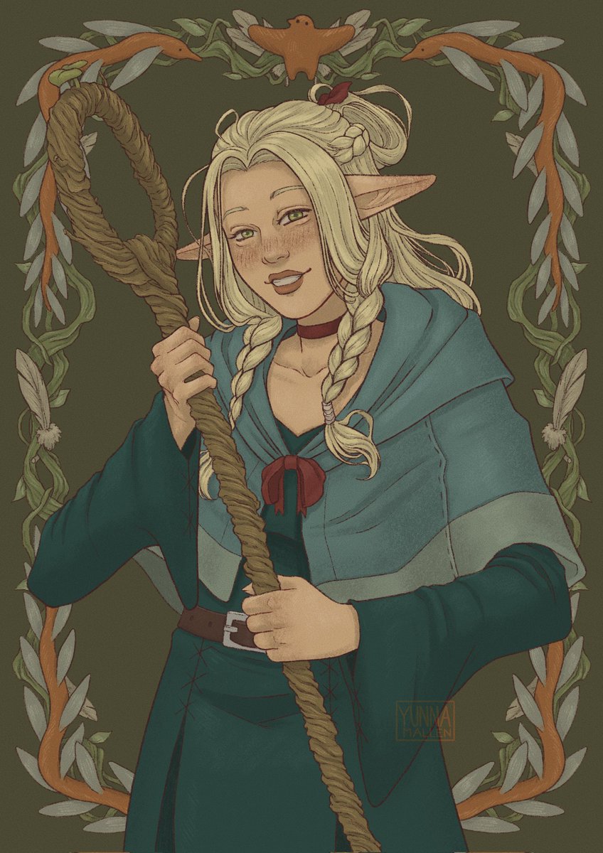 🌱🍳🍄 Marcille from Dungeon Meshi! She's the best 🌱🍳🍄