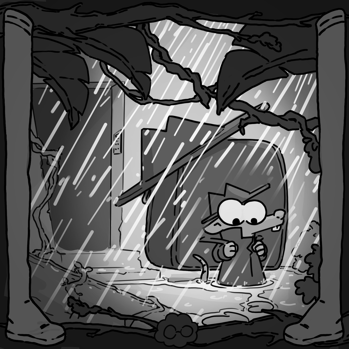 laclenchestudio's tweet photo. 3. Boots
Well, well, it looks like @amaniedoli 's doodles are telling a story...🤔2nd illustration by ikap_iso 
See ya tomorrow!

#boots #fubeltober #inktober #inktober2024 #fubelfable #krita #dessin #videogame #indiegame #indie #gamedev #godot #2D #laclenchestudio #pointandclick https://t.co/2g70dS4ink