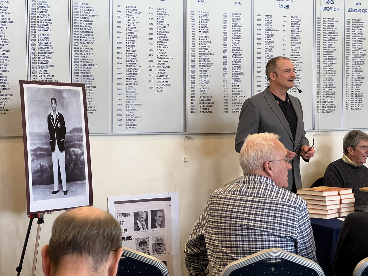 If you get a chance to hear Simon Lister speak his is superb. Captivated Hampshire Cricket Society yesterday re the amazing but short life of Sir Frank Worrell &amp; his impact on West Indies cricket &amp; society

<a href="/YahoooverCC/">Hector Cappelletti</a> <a href="/WG_RumblePants/">RumblePants</a> <a href="/mogodonman/">Martin Williamson</a> <a href="/PictureSporting/">Historic Cricket Pictures</a> <a href="/swsportsnews/">South West Sports News</a>