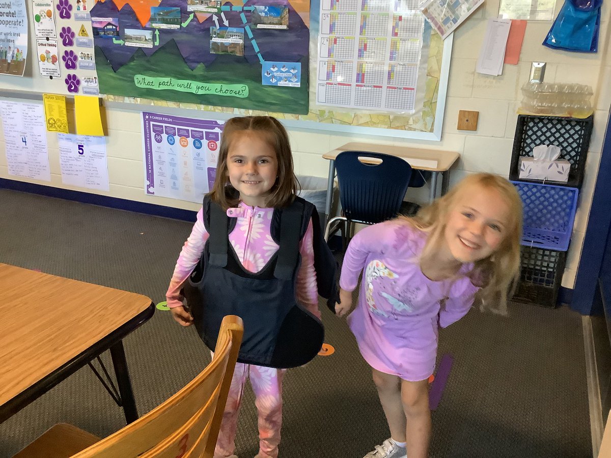 So thankful for the Middletown Police Department and Officer Fugate and Officer Maxwell for coming in and sharing their knowledge of being police officers to our youngest #Passport2Tomorrow students.