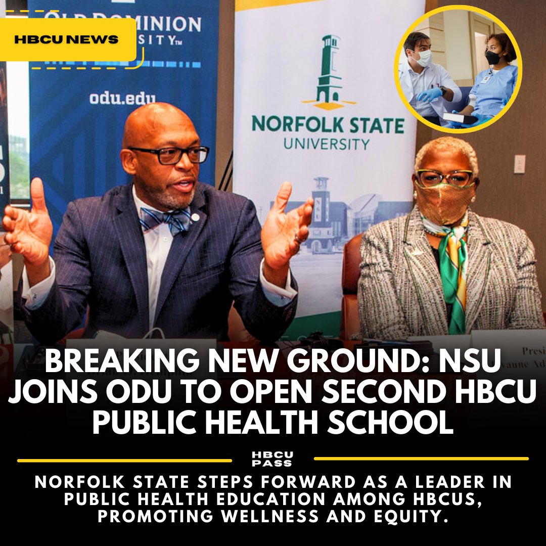 Marking a milestone in health education on October 3, 2024, Old Dominion University and Norfolk State University proudly announce the launch of Virginia's first Joint School of Public Health. A transformative collaboration designed to shape the future of public health and