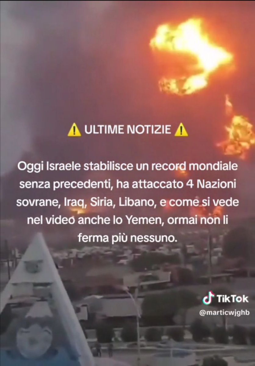 E ALLORA BESTEMMIAMO..! #lilianasegre dire che Israele commette genocidio è una bestemmia. 
Migliaia di palestinesi morti trucidati non bastano, i sionisti, armati e supportati dagli USA, devono fare piazza pulita intorno a loro per costruire la Grande Israele ed il terzo tempio.