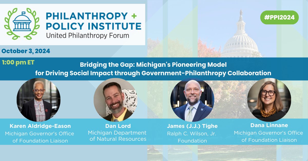 Up next for #PPI2024: We're learning about Michigan's groundbreaking Office of Foundation Liaison and how it has been at the forefront of facilitating strategic collaboration between state government and philanthropy to address critical issues and help communities.