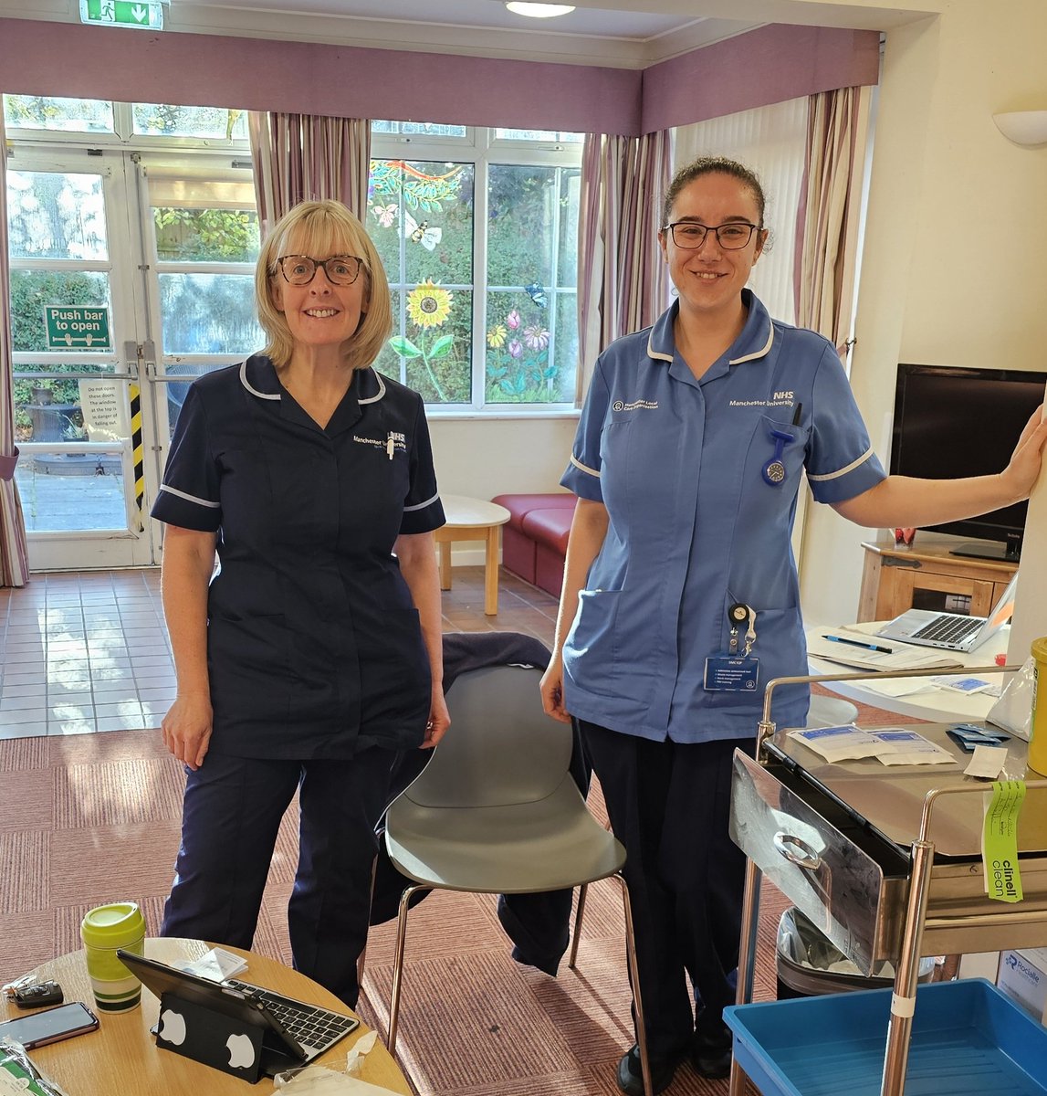 Chris Horner (@chrishorner1974) on Twitter photo Got my flu jab today from the lovely Alison and Daniela. <a href="/mcrlco/">Manchester Local Care Organisation</a> staff make sure you get booked in. Parked, details logged and vaccinated in 5 mins and didn't feel a thing! Check today's staff bulletin for the details! Got my flu jab today from the lovely Alison and Daniela. <a href="/mcrlco/">Manchester Local Care Organisation</a> staff make sure you get booked in. Parked, details logged and vaccinated in 5 mins and didn't feel a thing! Check today's staff bulletin for the details!