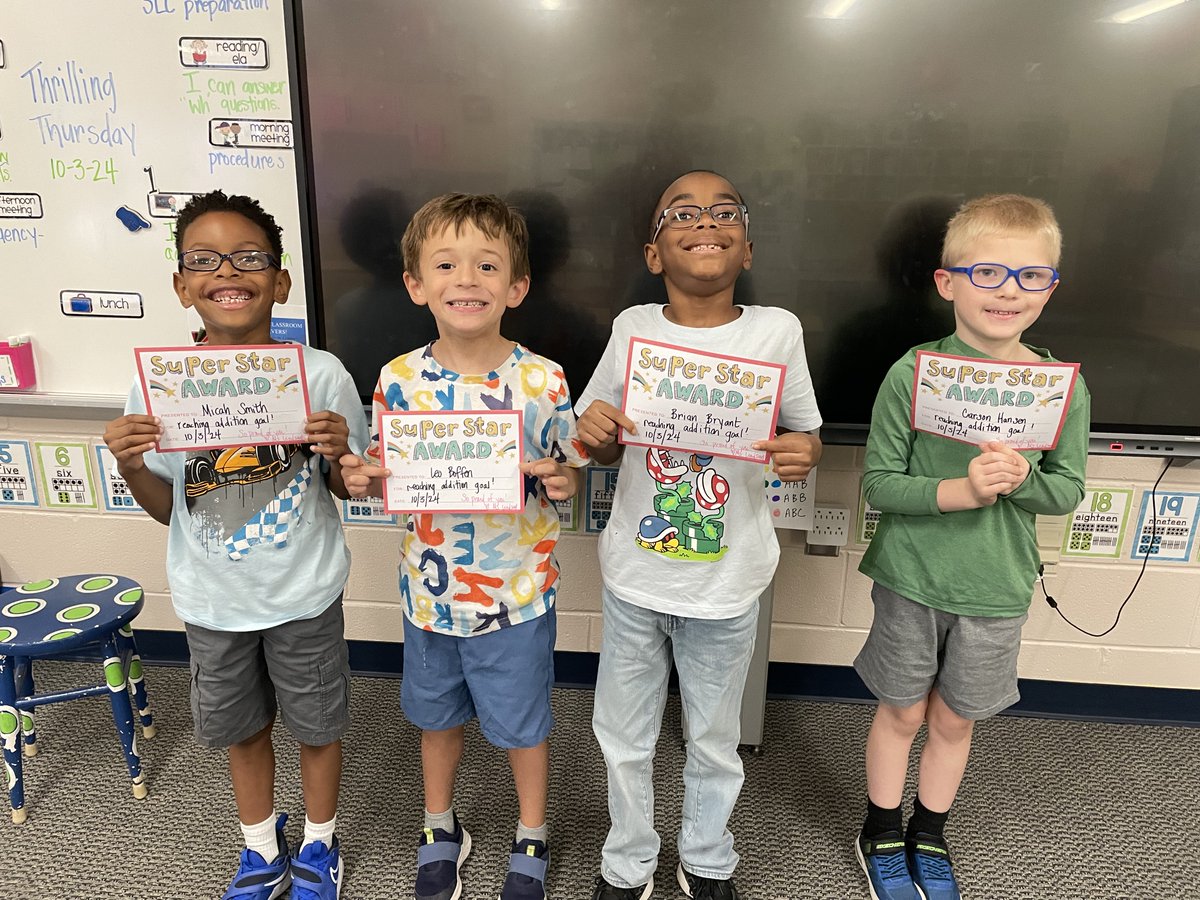 BCE ROARing Cougars (@roaringcougars) on Twitter photo So proud of these first grade ROARing Cougars! They crushed their addition goals this week. Look out subtraction 'cause here they come!
<a href="/MEDatBCE/">Bridge Creek Elem</a> So proud of these first grade ROARing Cougars! They crushed their addition goals this week. Look out subtraction 'cause here they come!
<a href="/MEDatBCE/">Bridge Creek Elem</a>