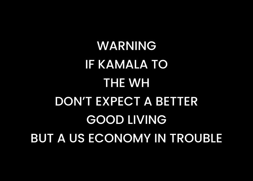 Great risk for USA  if Kamala…