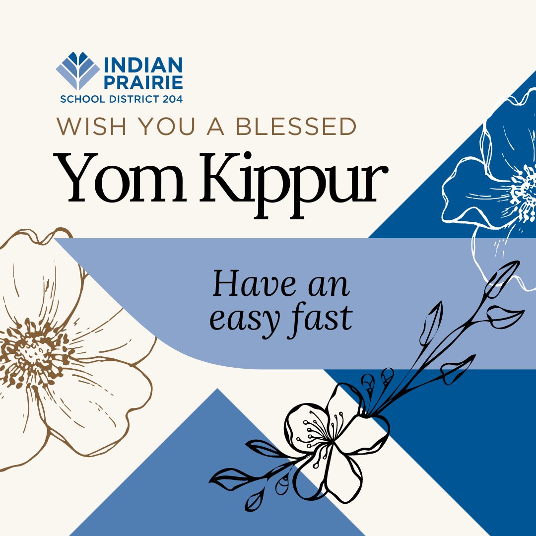 We wish our Jewish community members an easy fast this Yom Kippur.