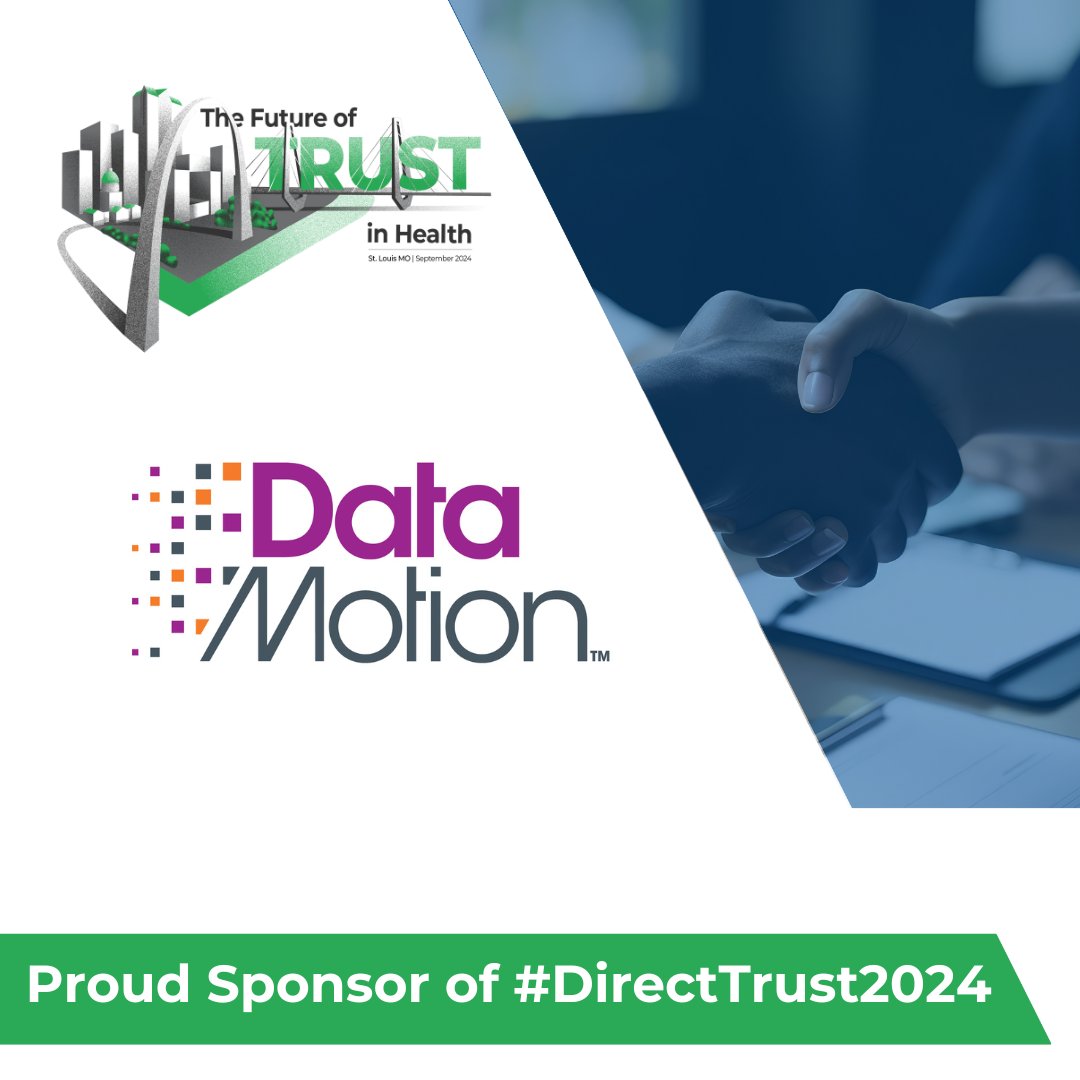 Thank you <a href="/DirectTrustorg/">DirectTrust</a> for a great event last week! We enjoyed connecting w/ everyone at our booth.

Missed us? Learn how DataMotion can transform your healthcare communications. Book a demo: hubs.li/Q02S2zx_0

<a href="/bobjanacek/">Bob Janacek</a> <a href="/_ammurray/">anne marie</a> <a href="/chrisgrunks/">Christian Grunkemeyer</a>

#DirectTrust2024 #HISP