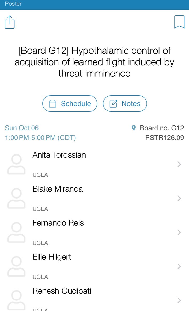 Anita (@anitatorossian) on Twitter photo Excited to share my PhD research from <a href="/Avi_UCLA/">Avi Adhikari</a>’s lab on fear learning in the hypothalamus at #SfN2024! Come by my poster (G12) on Sunday afternoon 10/6 to learn more about ethologically-relevant survival behaviors and all things PMd. 💪🏻🧠 Excited to share my PhD research from <a href="/Avi_UCLA/">Avi Adhikari</a>’s lab on fear learning in the hypothalamus at #SfN2024! Come by my poster (G12) on Sunday afternoon 10/6 to learn more about ethologically-relevant survival behaviors and all things PMd. 💪🏻🧠
