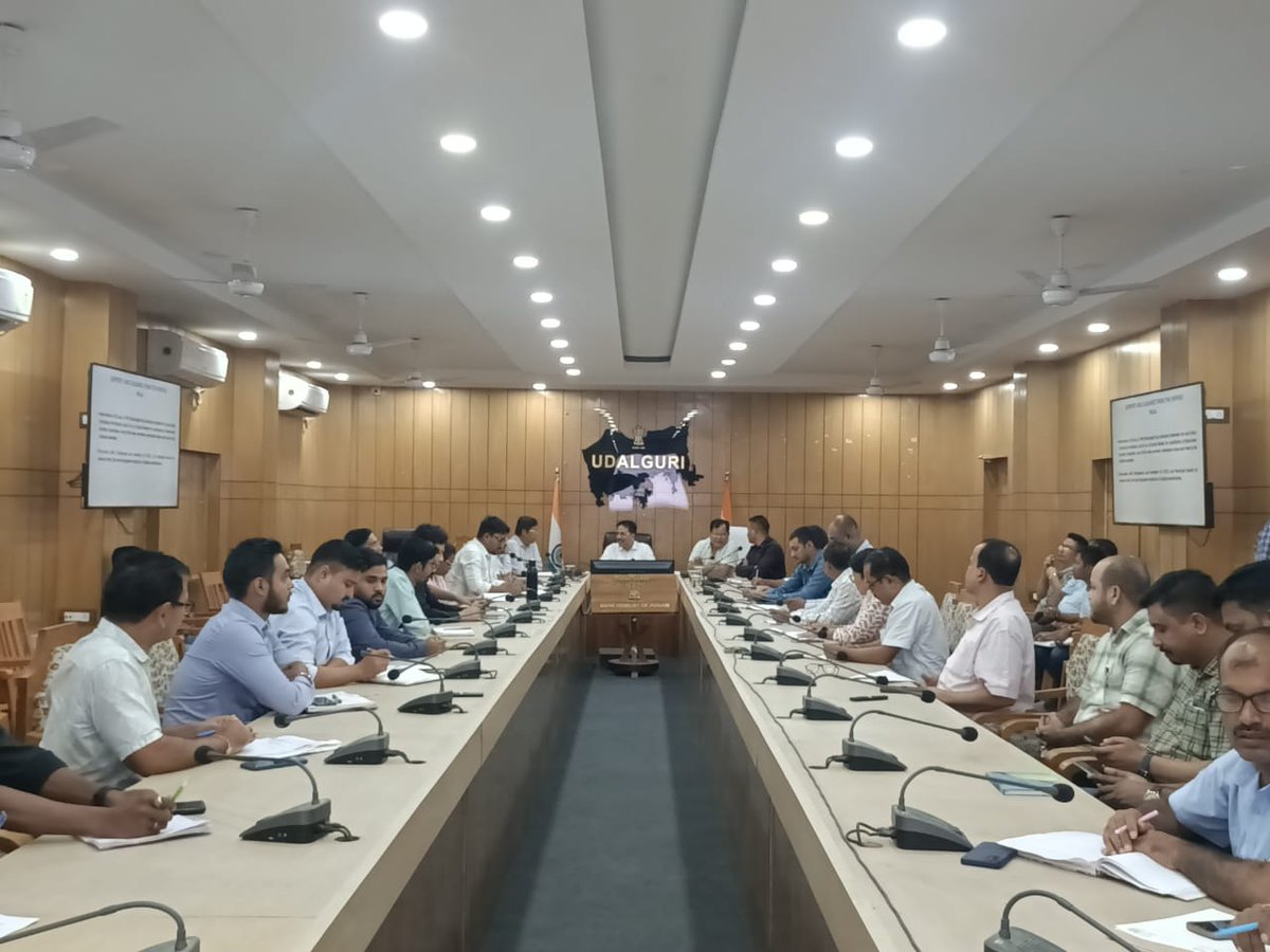 A meeting was convened at the Conference Hall of DC's Office, Udalguri on 30.09.2024 to review and discuss the addition of new beneficiaries under NFSA '13. Hon'ble MLAs of Mazbat and Kalaigaon LAC graced the meeting with their presence.