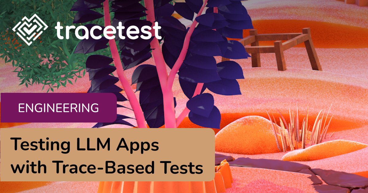 Ensure your LLM app's reliability! 🚀 

Follow our step-by-step guide for fixing performance bottlenecks with trace-based testing in Tracetest.  

tracetest.io/blog/testing-l…

 #LLM #tracing #Observability #opentelemetry