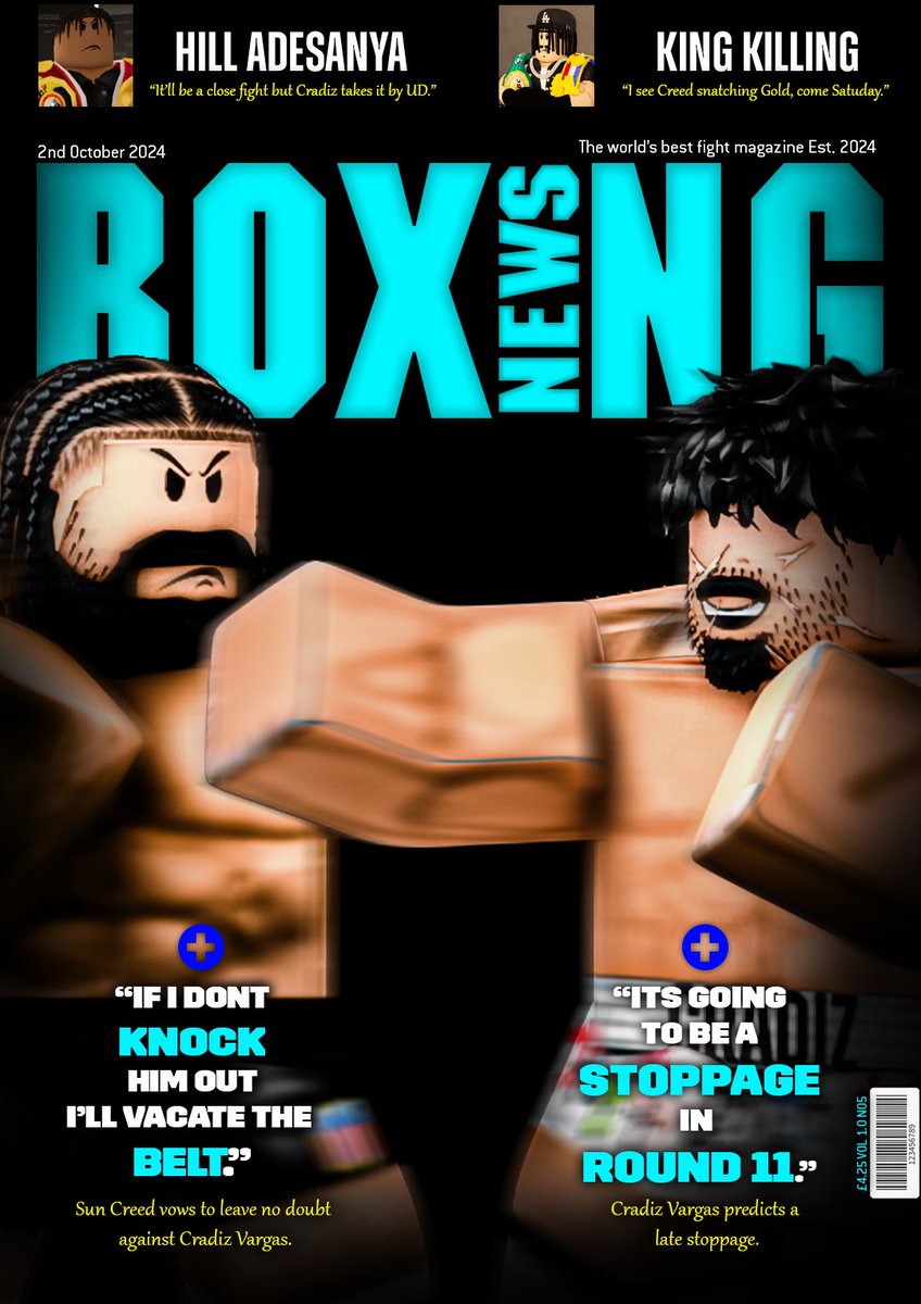MAKE SURE TO TUNE IN ONTO SHOWTIME FIGHT NIGHT 006 ON BOXING BETA.

discord.gg/robloxboxing