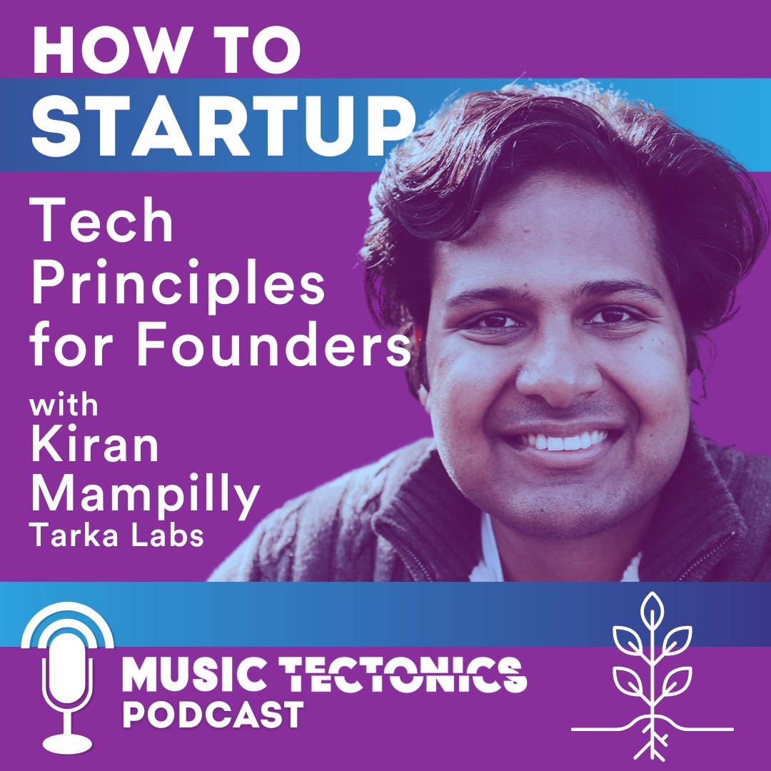 MusicTectonics's tweet image. 🚨new episode! @KiranBMampilly of @tarkalabs digs into the technical side of starting up in music tech!
Listen:  kite.link/tarka_labs
+ subscribe to catch our whole #HowToStartup podcast series for music innovators, founders, &amp;amp; dreamers!