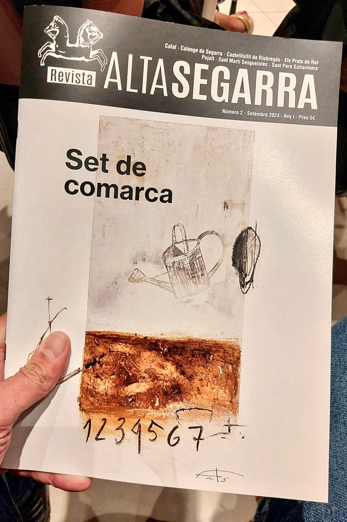 CSikarra's tweet photo. Set de Comarca: presentació del segon número de la revista #AltaSegarra, un nou acte de reivindicació d'una identitat i una empenta pròpies. https://t.co/OJtLUaq7D5
