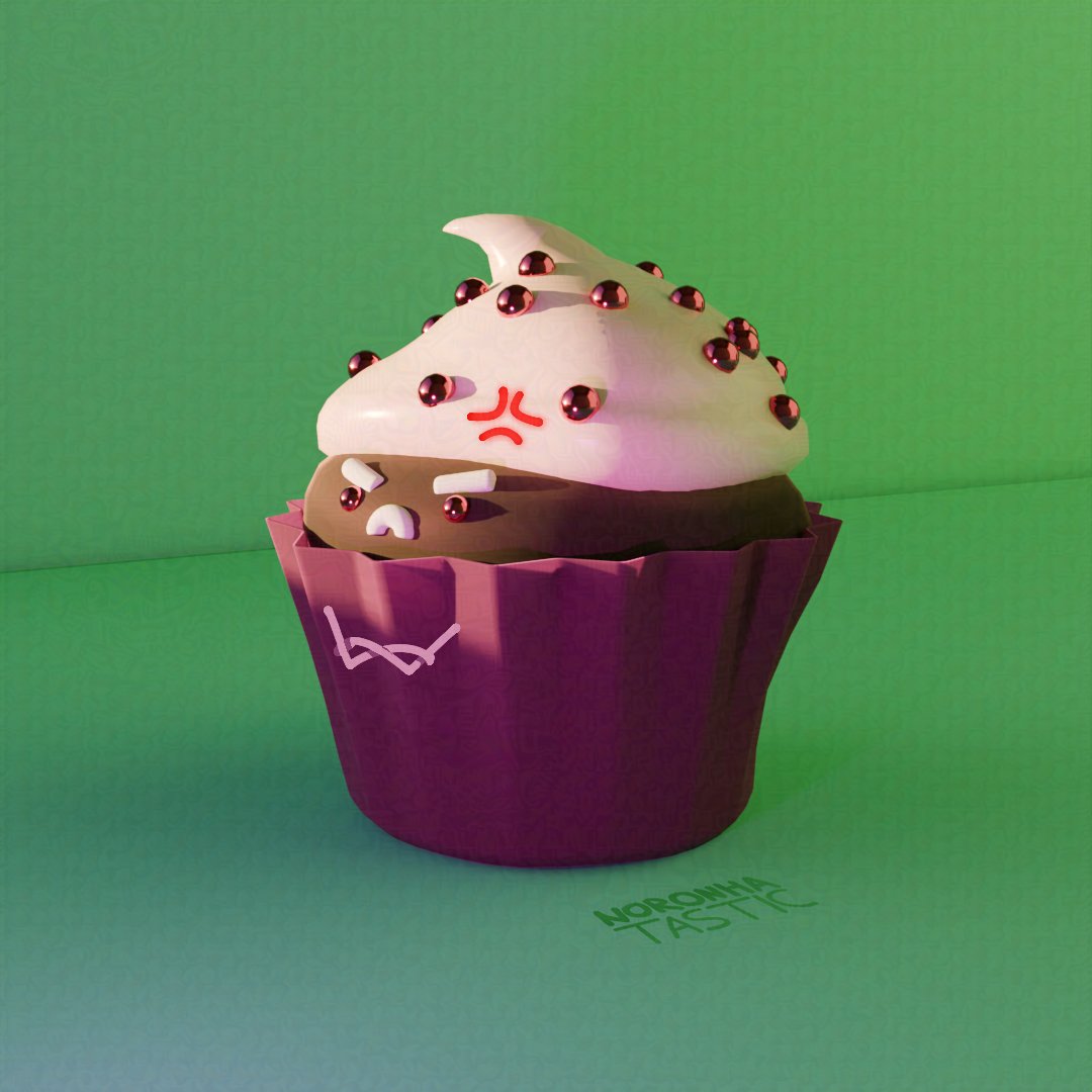 "No talk, I angy!"🧁 Brushing off the 'ol 3D skillset. Also I'm open for work :D