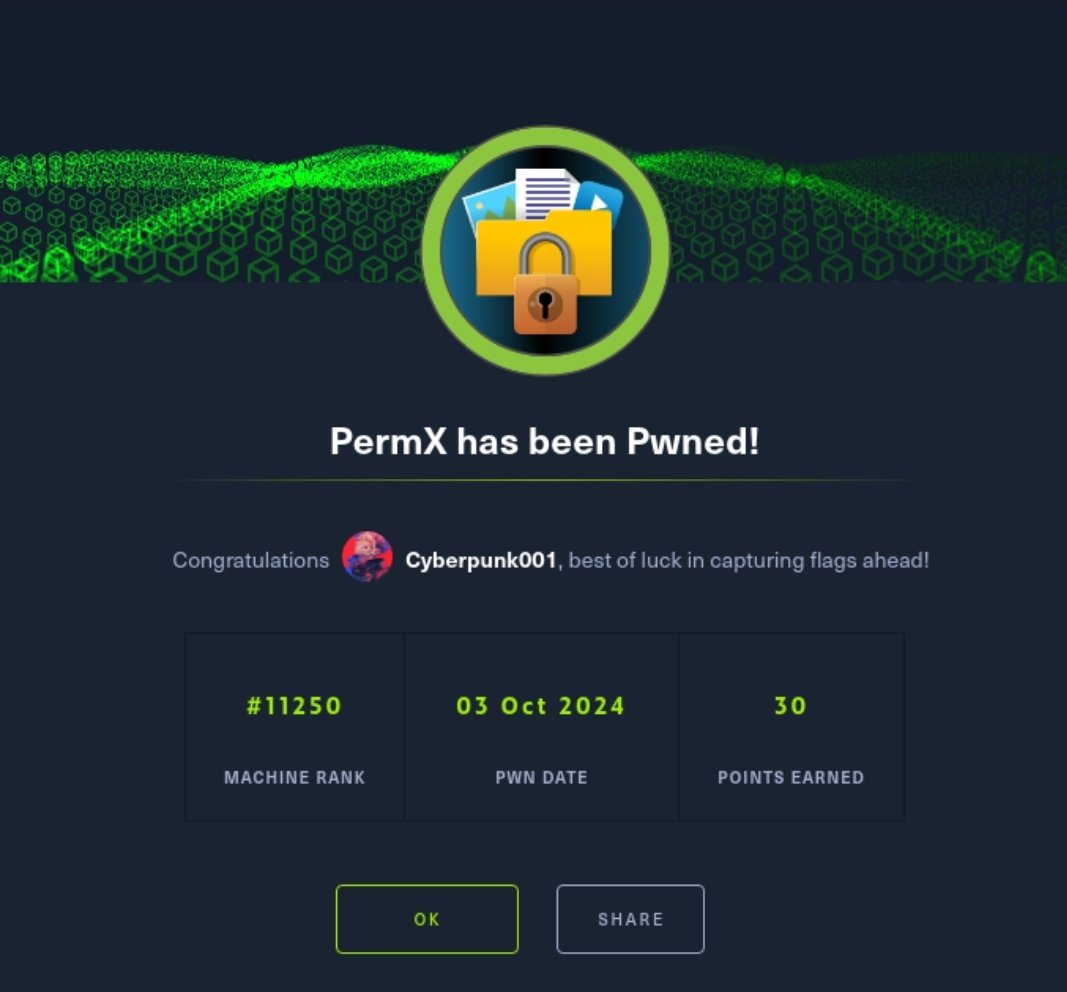 dr0xb1n4ry's tweet image. Just completed the PermX lab on HTB! 🎉 Sleep is calling, but my brain is like, &apos;What if the next challenge is just one more click away?&apos;
#HackerProblems #sleepdeprived