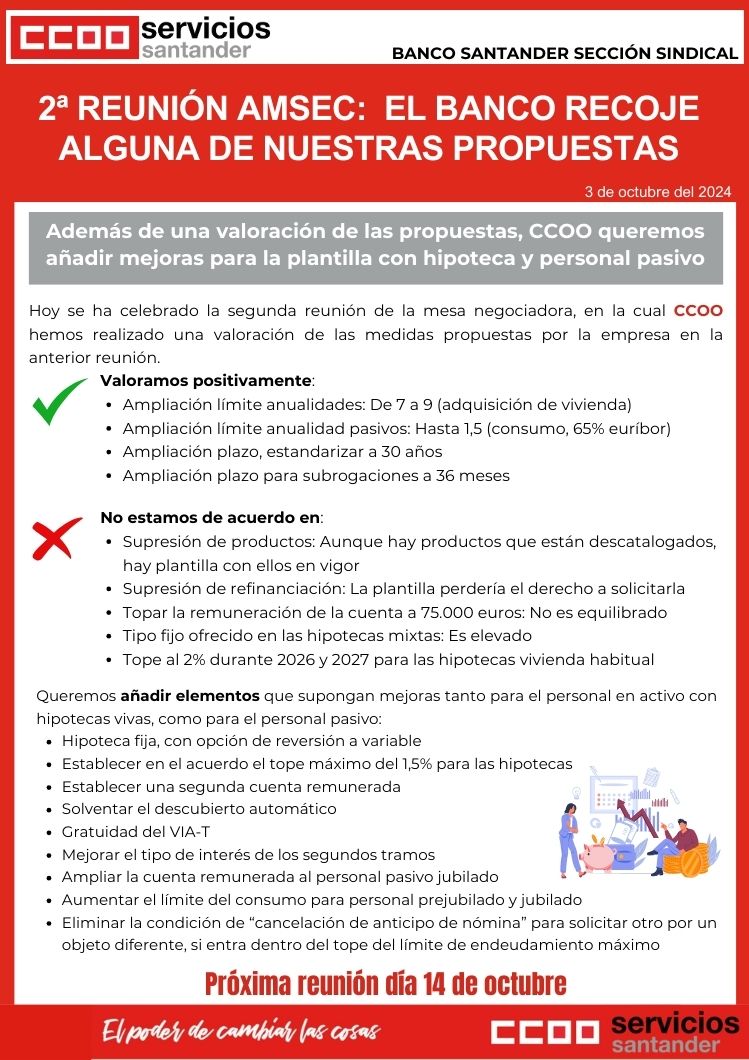 CCOO Banco Santander tweet media