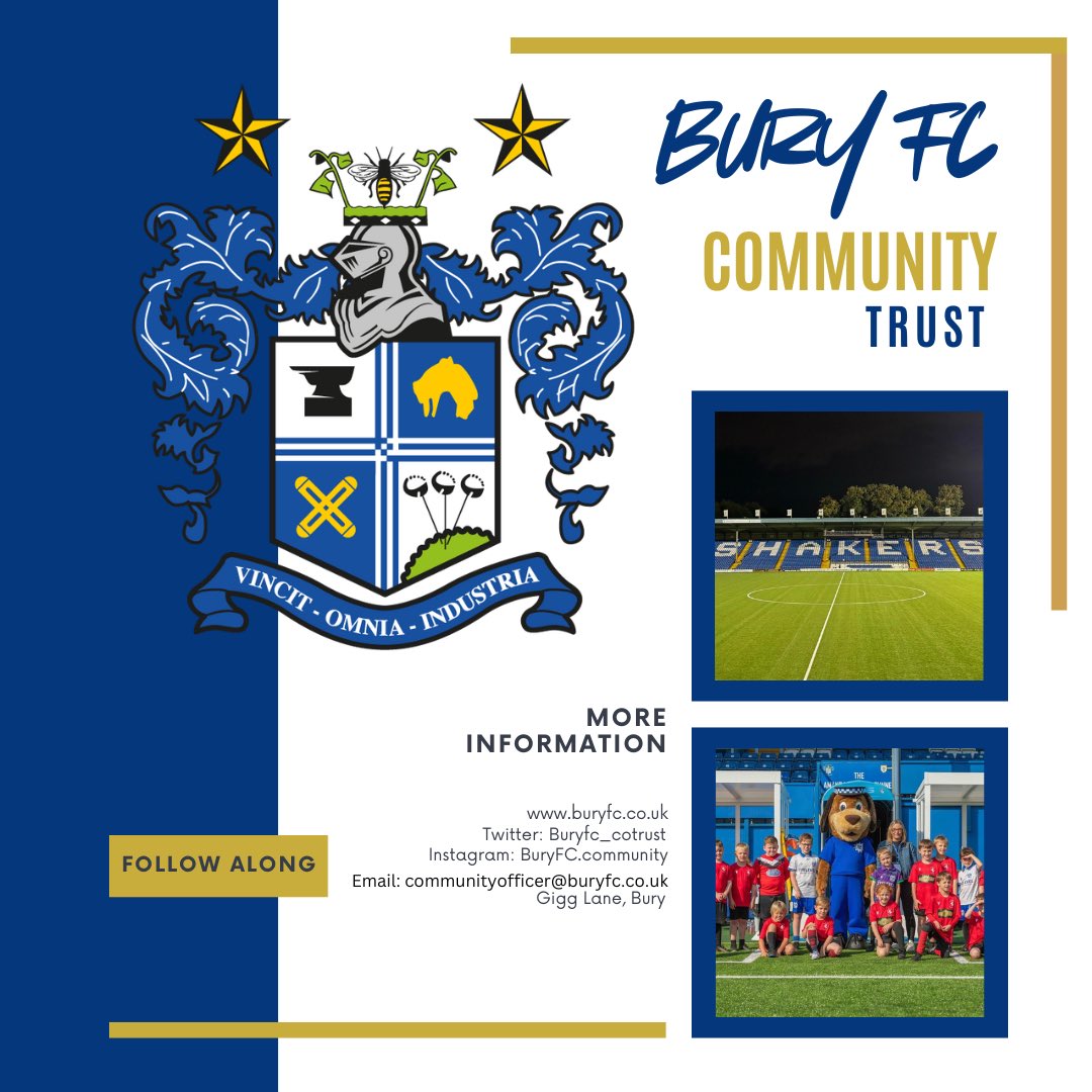 BuryFC Community Trust tweet media