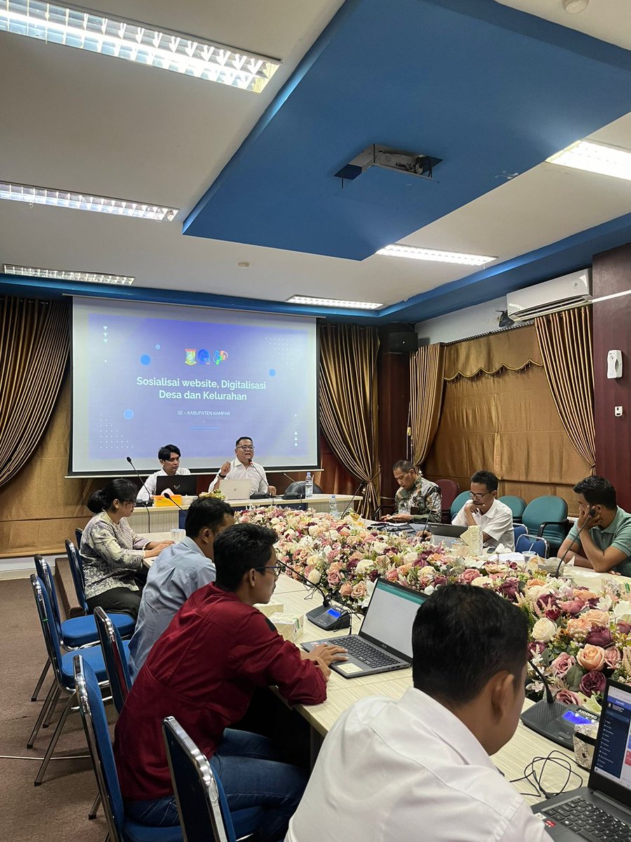 bbennyputra's tweet photo. BPS Kabupaten Kampar Kembali mengadakan Bimtek II Desa Cantik (cinta Statistik) Kabupaten Kampar 2024 di Aula Kantor Bappeda. Acara ini dihadiri oleh Kepala Dinas Diskominfo dan persandian, bappeda,(kamparkab) dan Agen Statistik dari seluruh desa/kelurahan di Kabupaten Kampar. https://t.co/wMZHBBnbcV