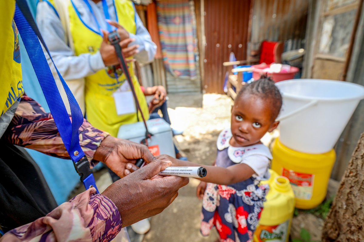 Today marks the final day of Kenya's 5-day #Polio Vaccination Campaign.

Thank you @MoHKenya, <a href="/UNICEF/">UNICEF</a>, health partners, healthcare workers, volunteers, community health promoters, parents, caregivers, community leaders, teachers and everyone who made this campaign a #success. 👏