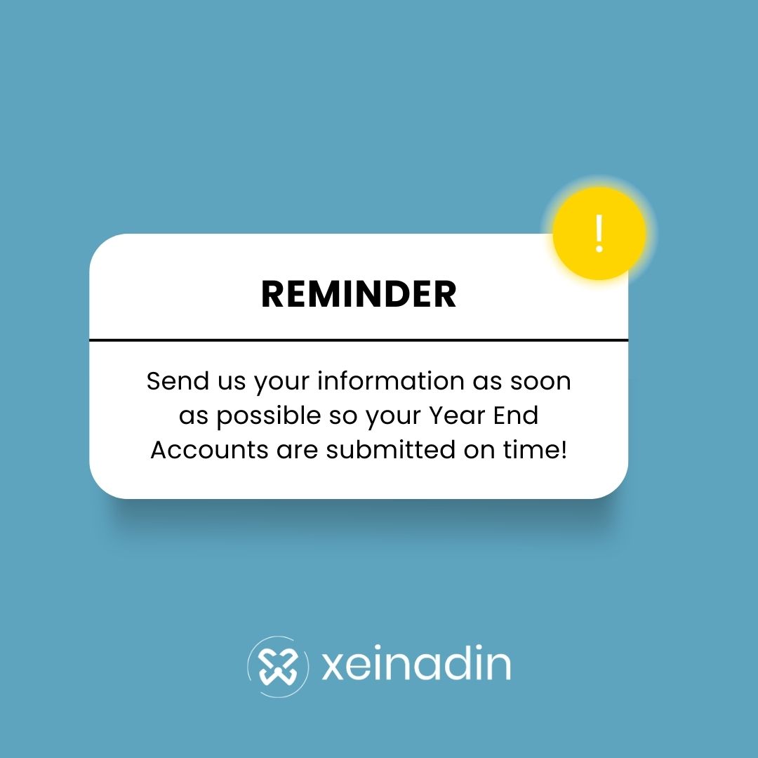 🌟Requests are being sent now🌟

Don't forget to send us your information on time so we can submit your Year End Accounts!