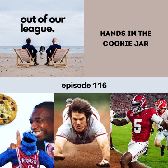 OutOfOurLeague_'s tweet photo. The latest episode of Out of Our League is available now! @coplincharles and @HuddleAdvisory remember Pete Rose &amp; Dikembe Mutombo, discuss Zach Lowe’s ESPN departure, and much more!

Listen here ⤵️
https://t.co/hKVrozDweA https://t.co/hrTBhcDZWZ