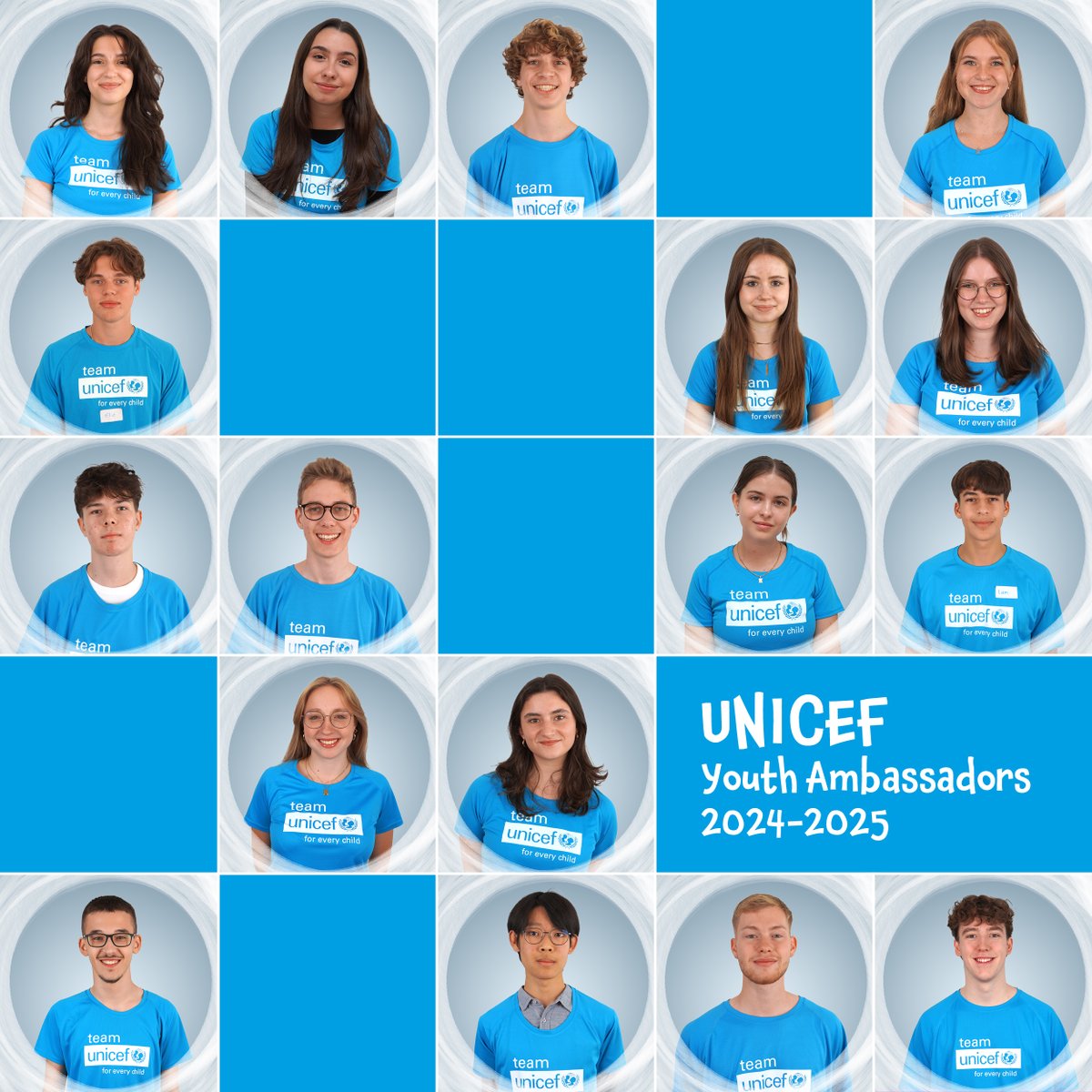 Mir stellen iech eis #YouthAmbassadors 2024/25 vir 🥳💙

De Grupp vu 17 Jonke wäert sech dëst Schouljoer fir d'Rechter vu Kanner a Jonken hei zu Lëtzebuerg a weltwäit staark maachen 💪