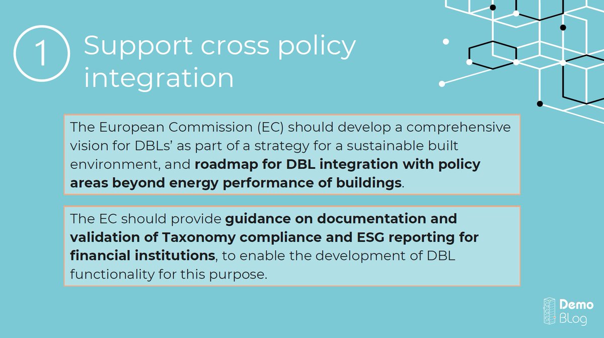DemoBLogProject's tweet image. New policy factsheet from partners @BPIE_eu recommends 3 actions for @EU_Commission to integrate #DigitalBuildingLogbooks in the EU policy framework and align them with other relevant building information tools ℹ️

Read it here🫴demo-blog.eu/wp-content/upl… #DemoBLog #HorizonEU