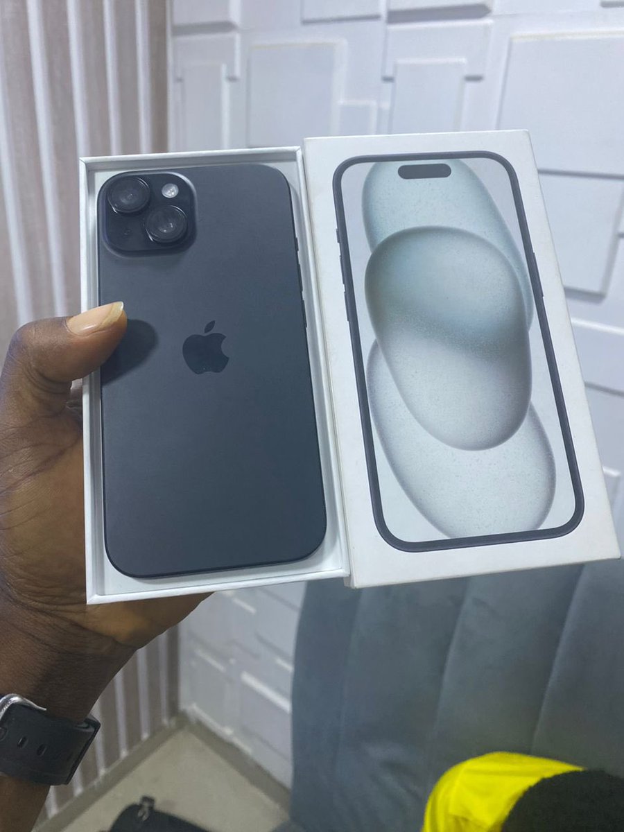 yeritheplug's tweet photo. Open Box 
iPhone 15 
128GB
Unlocked 
Physical sim + Esim 
Cc is 4 
1.250m https://t.co/8guIn2A9VW