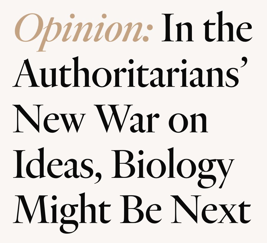 C. Brandon Ogbunu (@big_data_kane) on Twitter photo Latest for for <a href="/undarkmag/">Undark Magazine</a>.
"The modern science of biology isn’t so good at bins and boundaries, and it threatens to rain on the simple-minded parade of authoritarian politics."
undark.org/2024/10/03/opi… Latest for for <a href="/undarkmag/">Undark Magazine</a>.
"The modern science of biology isn’t so good at bins and boundaries, and it threatens to rain on the simple-minded parade of authoritarian politics."
undark.org/2024/10/03/opi…