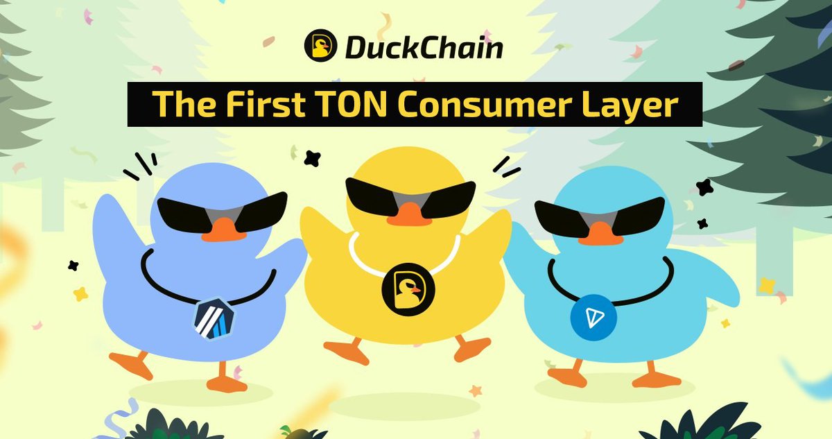 🦆 The Duck is leveling up! 🦆

We’re the first TON Consumer Layer, connecting TON with EVM, BTC, and more! Our mission? To bring billions of Telegram users from off-chain to on-chain. 🌐💥

DuckChain offers a unified gas experience via Telegram Star payments and provides