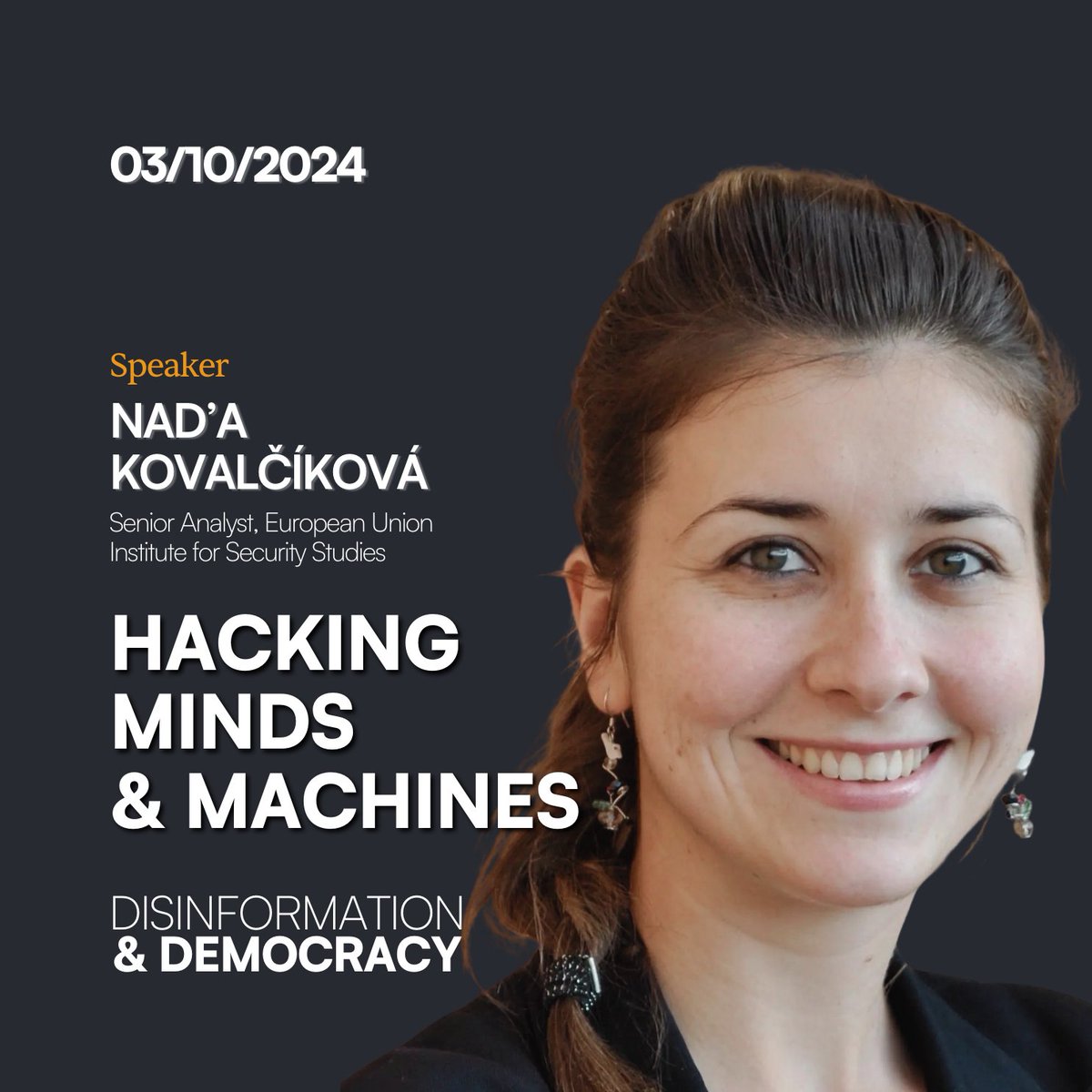 <a href="/NKovalcikova/">Naďa Kovalčíková, PhD.</a> discussed deepfakes &amp; the cyber-FIMI nexus in critical infrastructure protection at <a href="/AdaptInstitute/">Adapt Institute</a> Disinformation &amp; Democracy event.  

Missed it? Watch the recording here: youtube.com/live/oZ60jnoJ9…