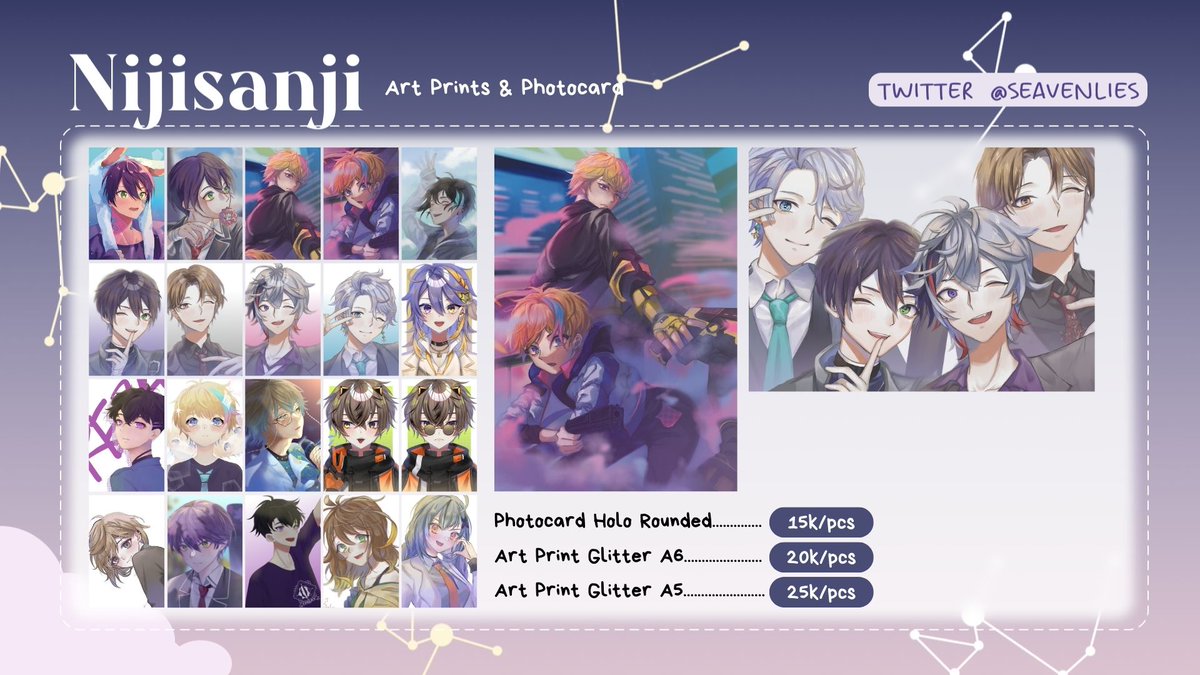 seavenlies's tweet photo. NIJISANJI (2/2)

#comifuro19 #cf19 catalog catalogue katalog https://t.co/C0LXckaxzh