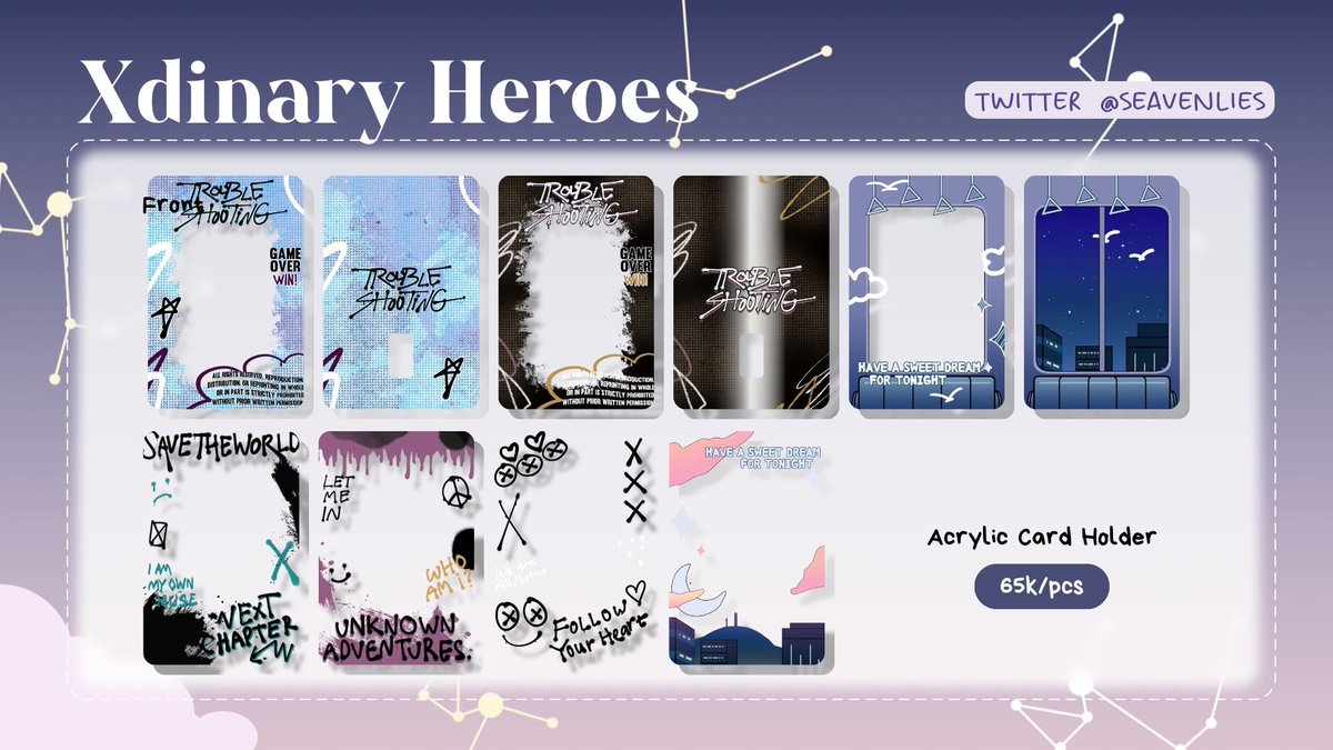 seavenlies's tweet photo. Xdinary Heroes

Caholnya bisa buat universal lohh :D

#comifuro19 #cf19 catalog catalogue katalog https://t.co/9JfOiDGfQ3