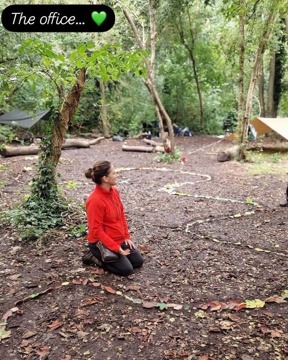 The office… 
Caught off guard 📸 by the lovely Delia Miru whilst delivering 
#ForestSchool #Leader &amp; Assistant #Training Ham Lands, Richmond, #London last week 🌿🪢🌳🪵

#SkillsForLife #CPD #Conservation #Education #Community #Wellbeing 

<a href="/LondonNPC/">London National Park City*</a> <a href="/FSAForestSchool/">Forest School Association</a> <a href="/LondonLEEF/">London Environmental Educators' Forum</a>