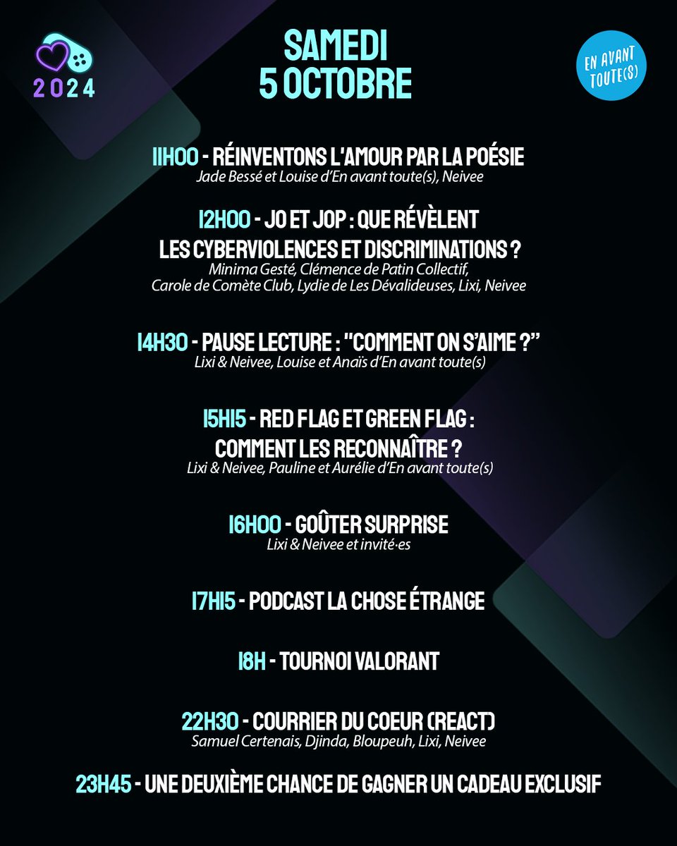 #EtTaCause2025 / 10 - 11 - 12 OCTOBRE 💙💜 tweet media