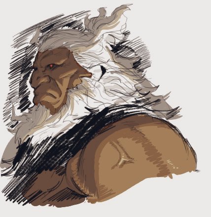 ウォーミングアップ絵チャ、豪鬼 