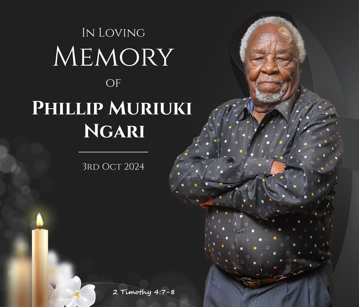 Mary Muthoni Muriuki, CBS, HSC tweet media