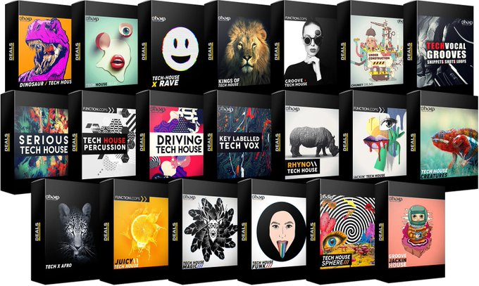 loopdealz's tweet photo. Tech House Inspiration Bundle by Function Loops - 94% Off - Only $20 🚀

https://t.co/djlW00J0IE (affiliate link) https://t.co/fd8zvSCarJ