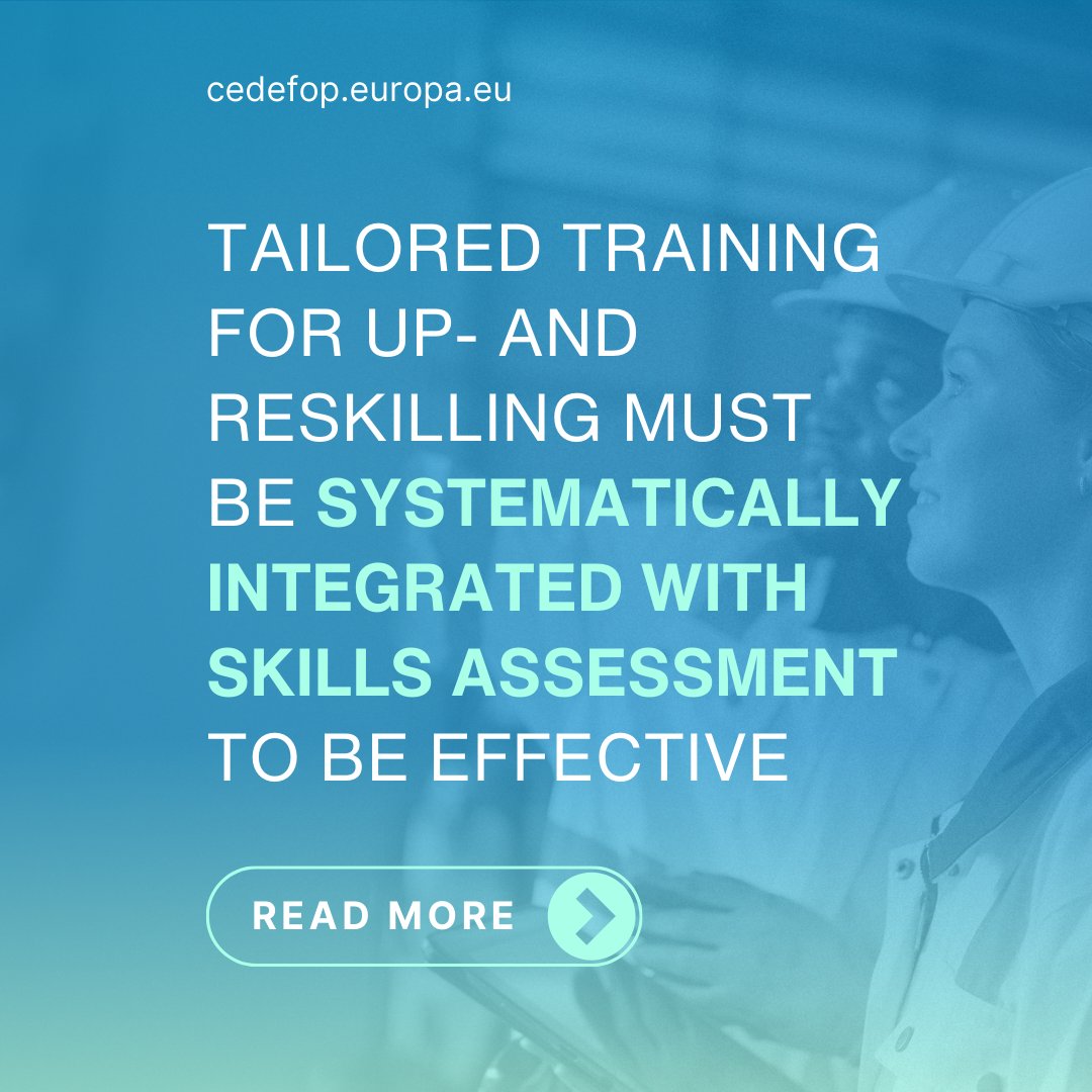 Cedefop's tweet photo. What can EU countries do to help workers & workplaces become more competitive in today’s evolving #labourmarket and economy?
4 lessons 👇 from Cedefop’s latest country review on #upskillingpathways for adults in Italy.
Full report 👉 https://t.co/P7qPL04Oqr
#EUcompetitiveness https://t.co/ggMBVCrDO9
