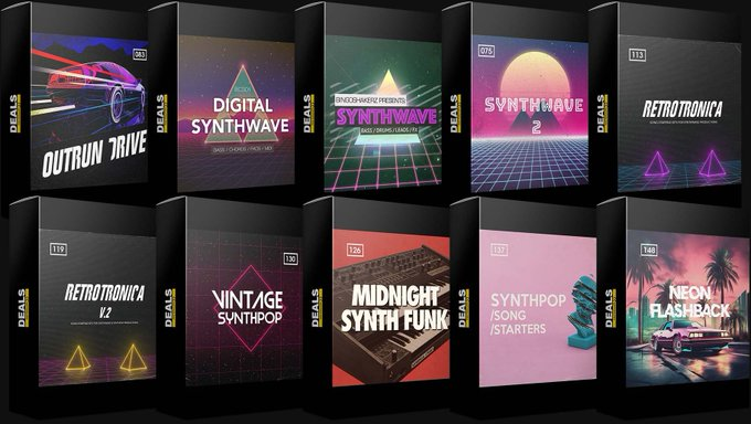 loopdealz's tweet photo. Bingoshakerz Synthwave &amp; Retro Bundle - 88% Off - Only $25 🚀

https://t.co/4MESLc3gWX (affiliate link) https://t.co/01JsbSLkVi