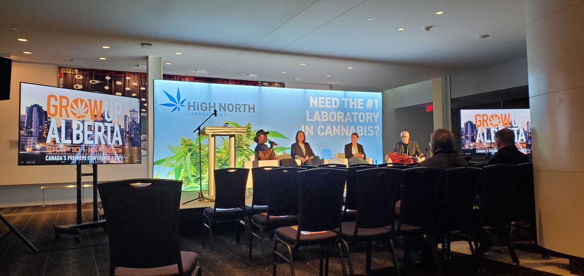 Thank you to C-45 Director <a href="/nina_bernice/">Nina Bernice Ackah</a>  for hosting the insightful panel discussion, 'How to Handle a Product Recall: Insights from Industry Experts,' at the <a href="/growupcanada/">Grow Up Conference, Expo and Awards</a> conference in Edmonton!